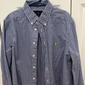 Ralph Lauren boys 10-12 button up long sleeve